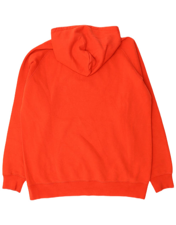 Felpa con cappuccio grafica da uomo Puma 2XL in cotone arancione