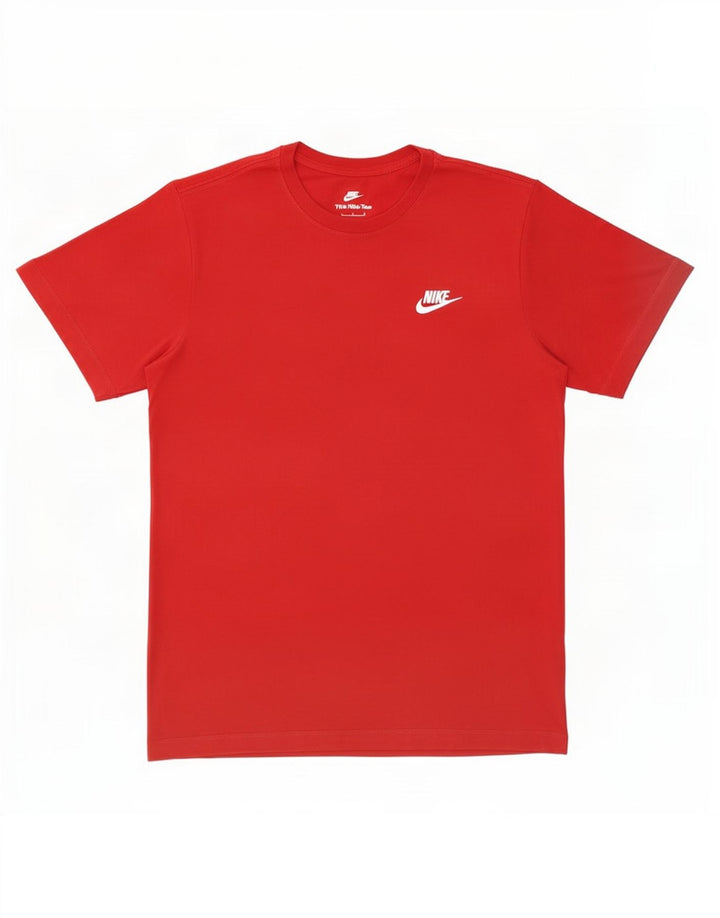 T-shirt da uomo Nike Top in cotone rosso medio