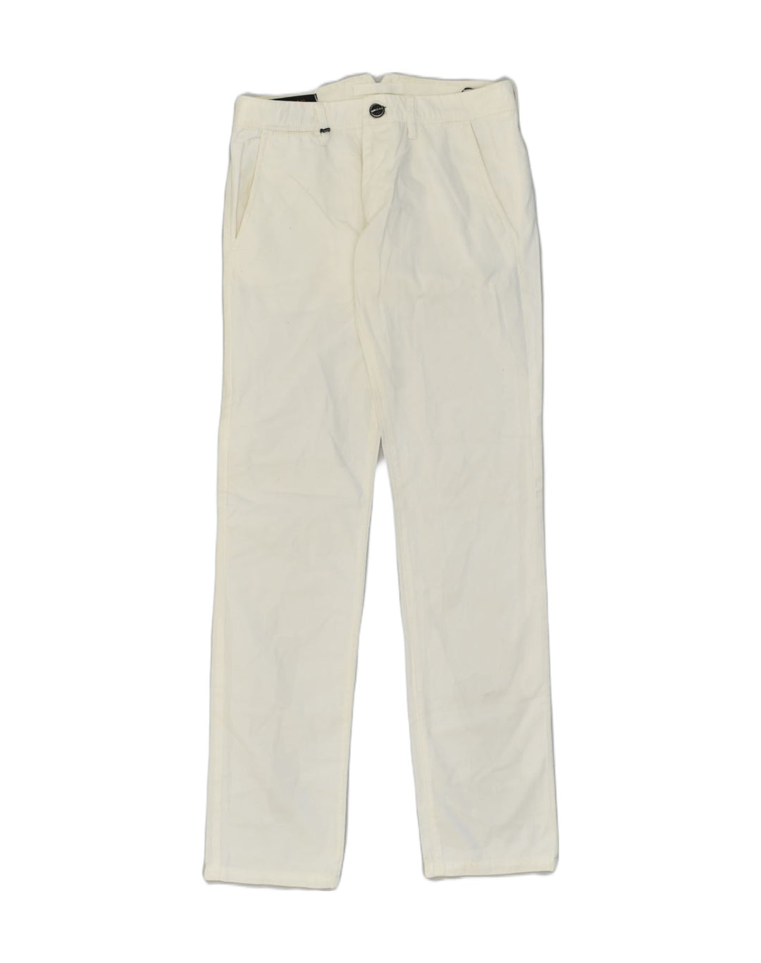 GAP Womens Straight Chino Trousers W29 L33  White Cotton | Vintage Gap | Thrift | Second-Hand Gap | Used Clothing | Messina Hembry 