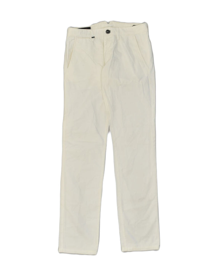 GAP Womens Straight Chino Trousers W29 L33  White Cotton | Vintage Gap | Thrift | Second-Hand Gap | Used Clothing | Messina Hembry 