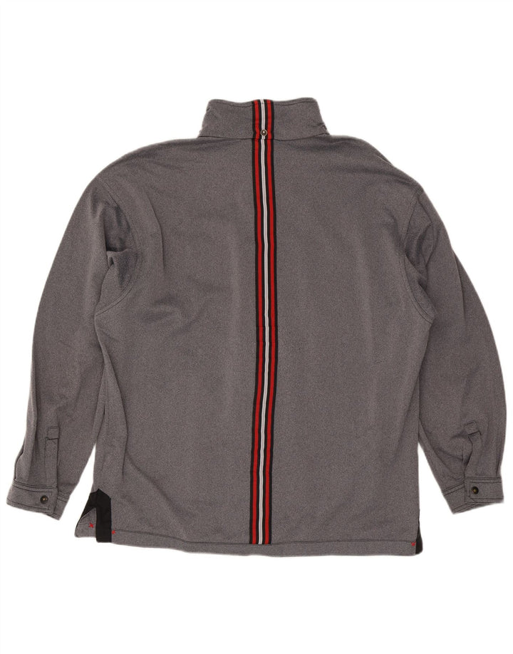 Giacca da tuta da uomo Lotto UK 42/44 XL Poliestere color block grigio
