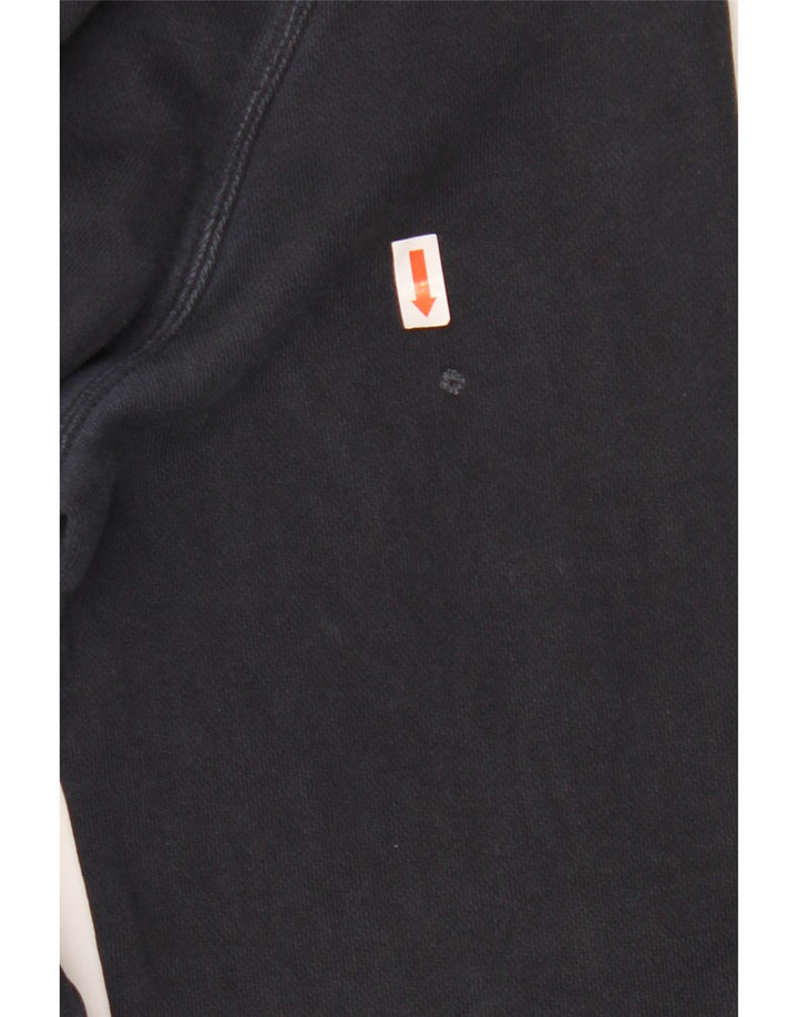 Felpa grafica da uomo Hugo Boss, maglione, cotone nero medio