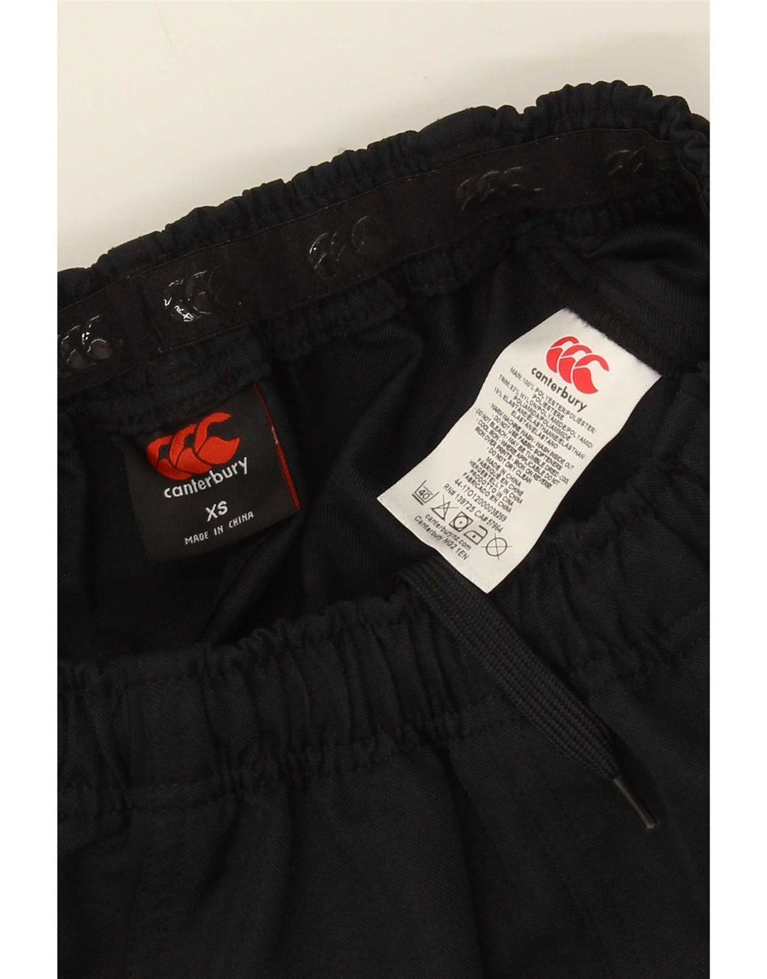 Canterbury Pantaloncini sportivi Compbell College da uomo XS Poliestere nero