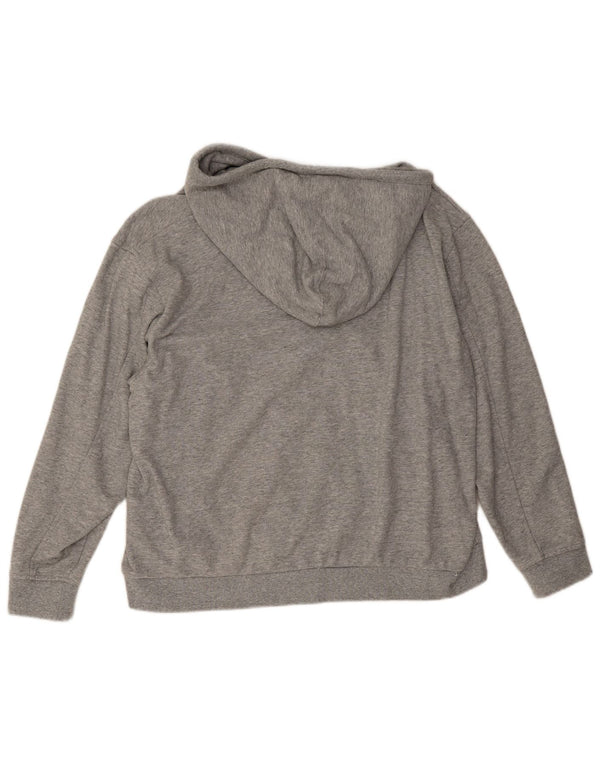 Maglione con cappuccio da uomo Levi's grande in cotone chiazzato grigio