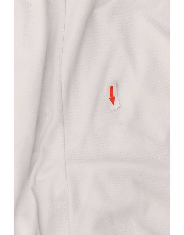 Pantaloncini sportivi Adidas Climalite da uomo grandi in poliestere bianco