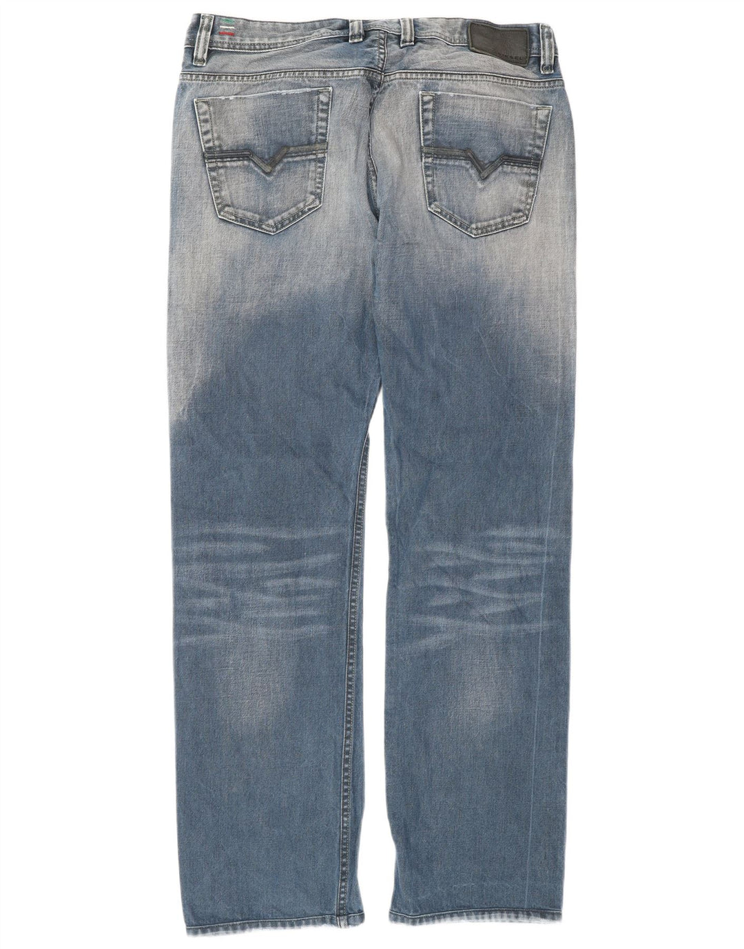 Jeans dritti da uomo Diesel W33 L34 cotone blu