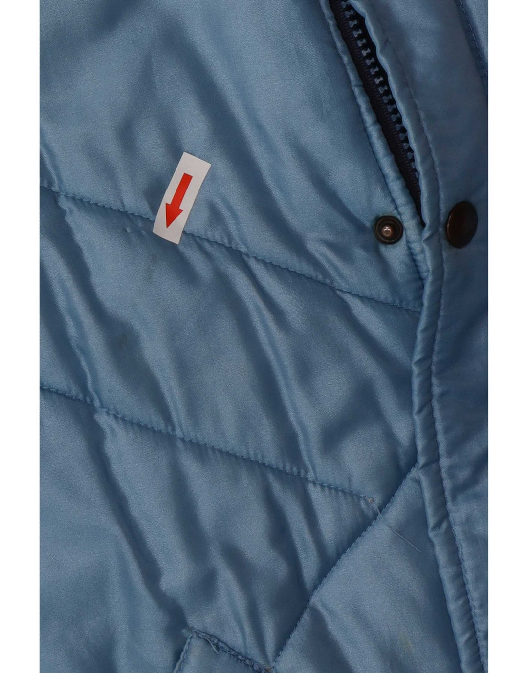 Giacca imbottita da uomo vintage UK 38 color block blu medio