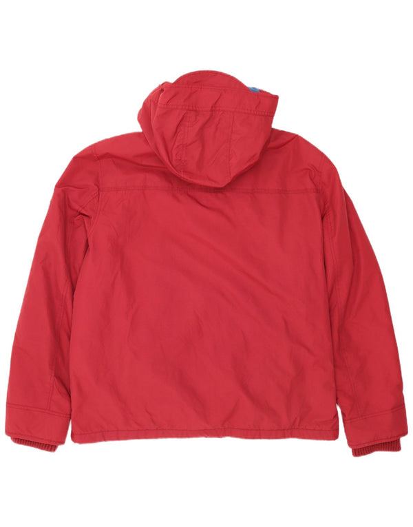 Giacca a vento con cappuccio da uomo Fat Face UK 44 2XL Nylon rosso