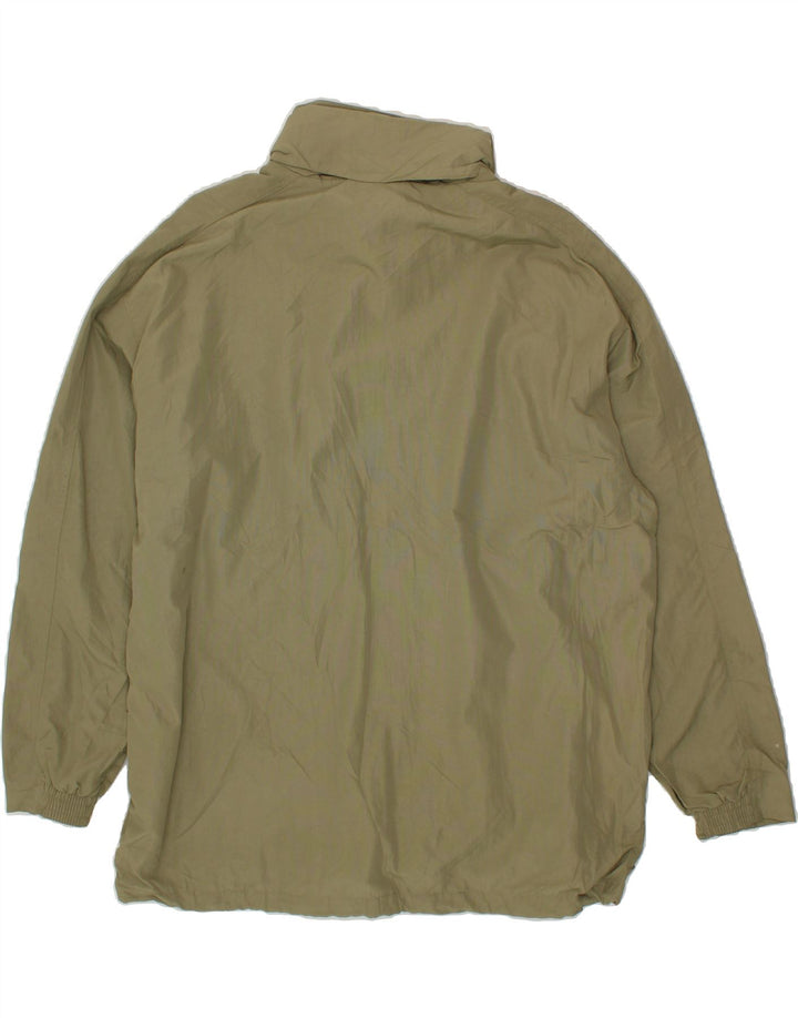 DIADORA Mens Loose Fit Rain Jacket UK 38 Medium Beige Polyester Vintage Diadora and Second-Hand Diadora from Messina Hembry 