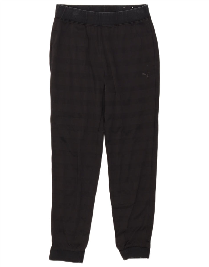 Pantaloni da tuta da donna Puma Joggers UK 10 Small Poliestere a righe nere