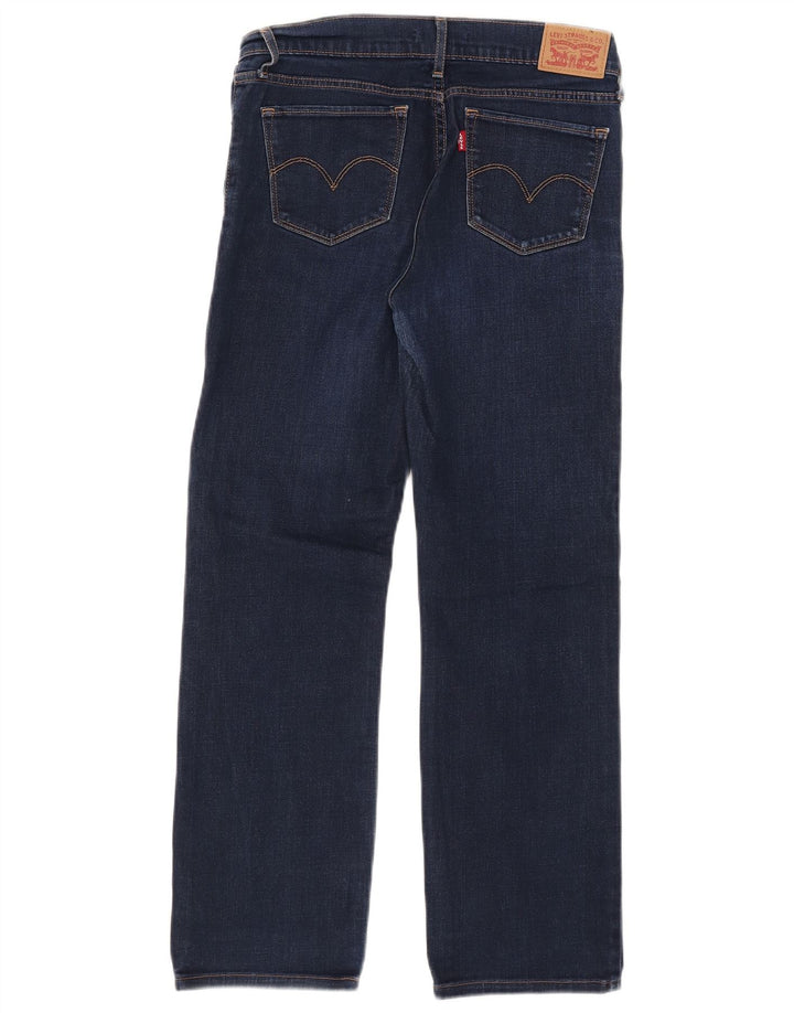 Jeans dritti Levi's da donna 714 W28 L27 cotone blu