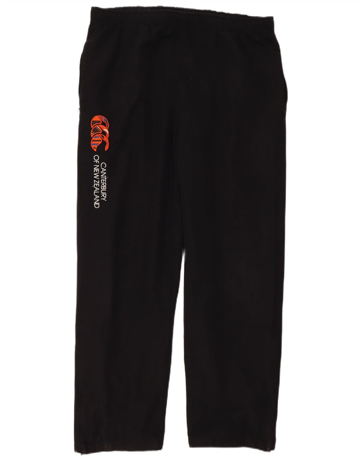 Pantaloni da tuta con grafica da uomo Canterbury medi neri