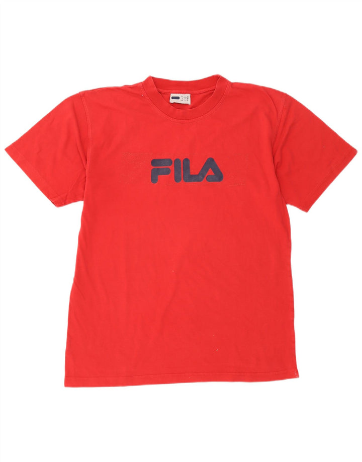 T-shirt grafica da uomo Fila grande rossa