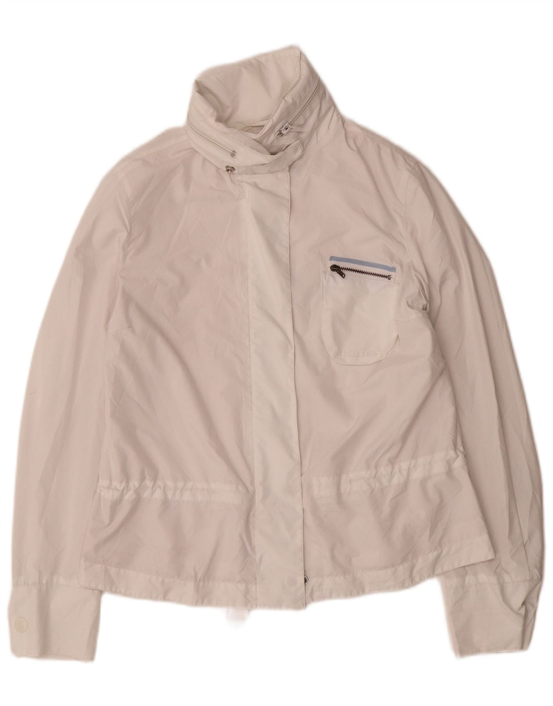 Giacca a vento da donna Armani Jeans UK 8 Small Poliestere bianco