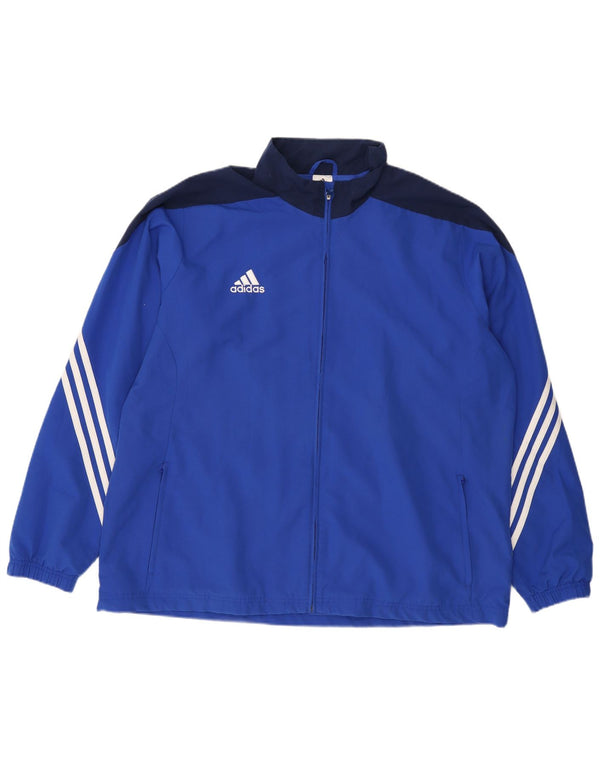 Giacca da tuta da uomo Adidas 2XL Blu poliestere color block