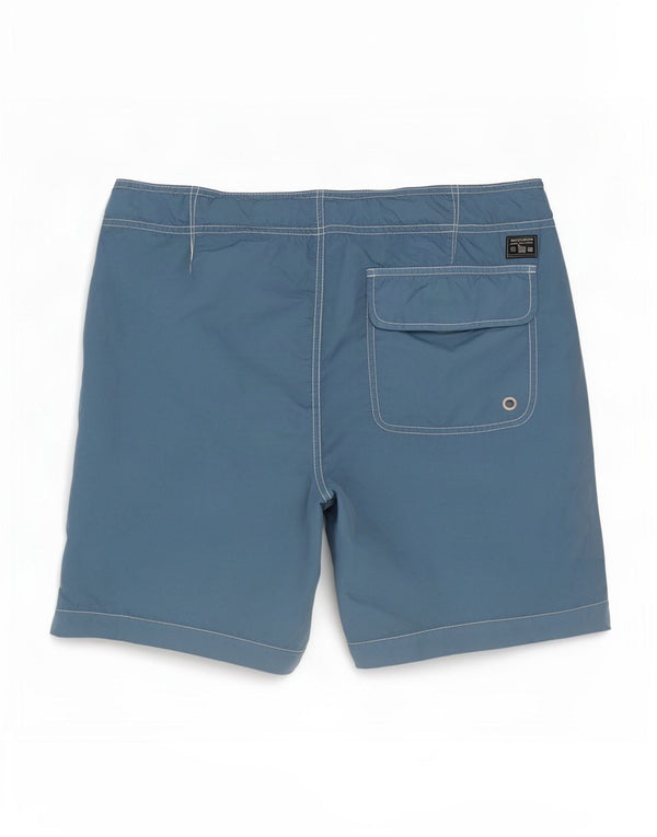 Pantaloncini da bagno da uomo Woolrich grandi in nylon blu