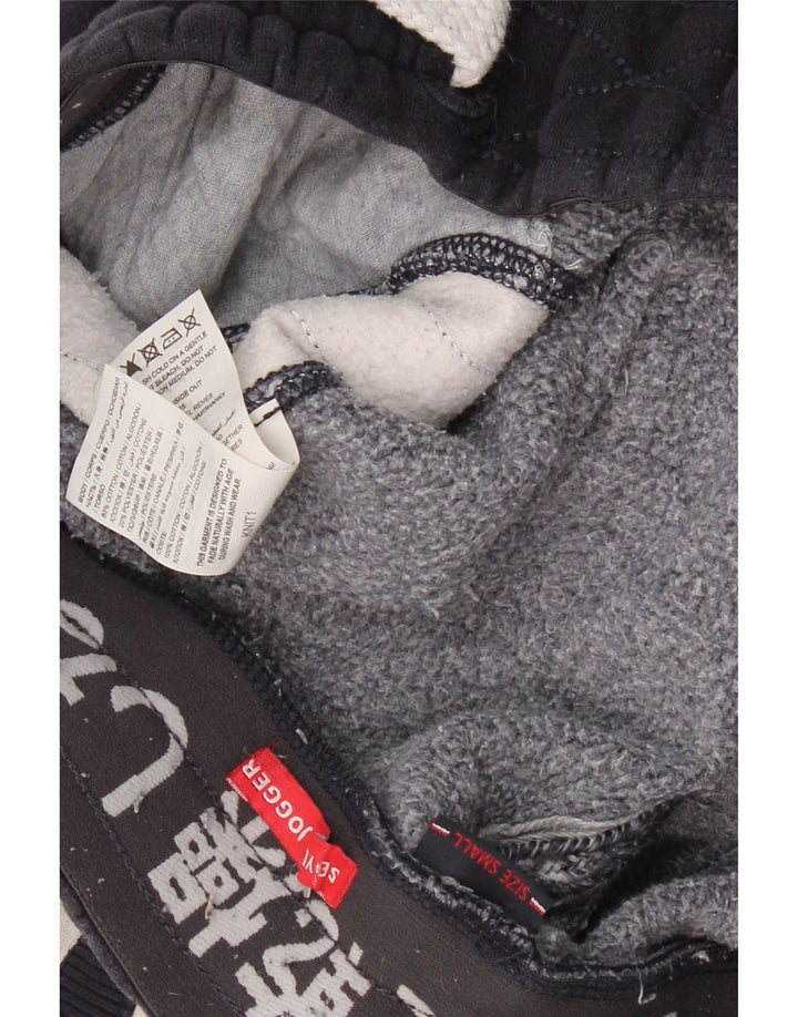 Pantaloni da tuta con grafica da uomo SUPERDRY Small Blue Navy Colourblock