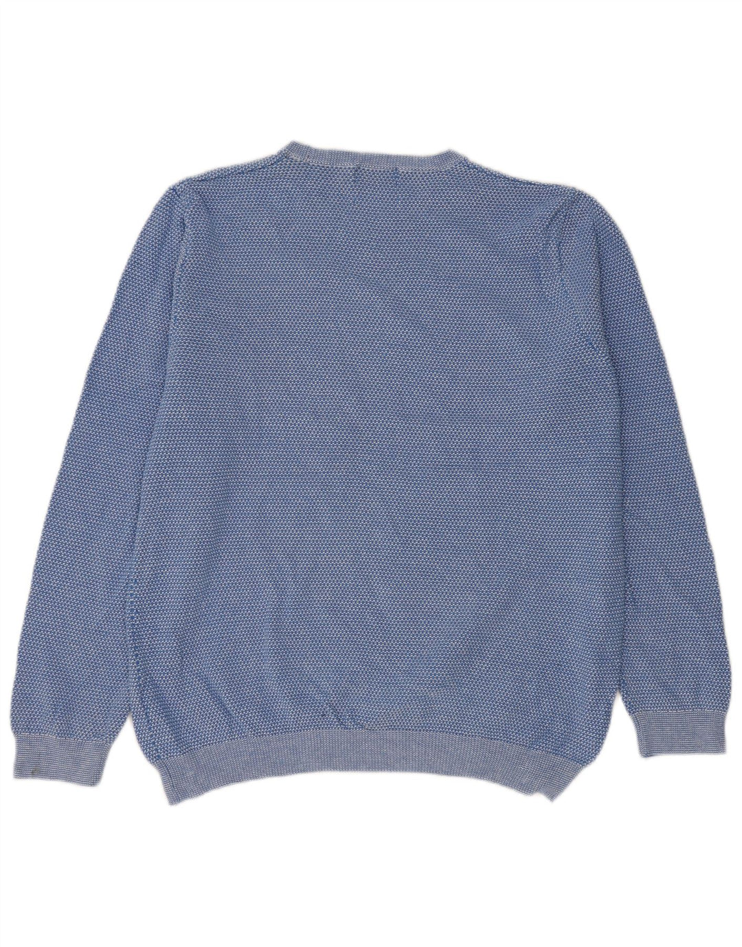 MARKS & SPENCER Maglione maglione girocollo da uomo grande cotone blu