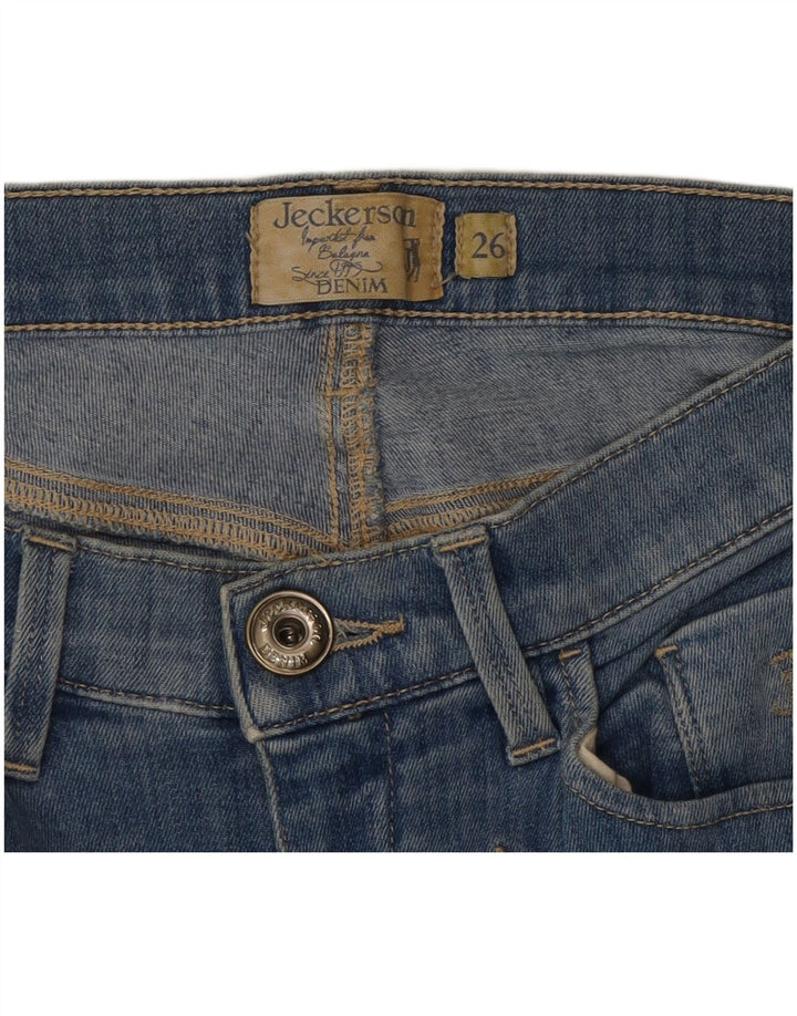 Jeans bootcut da donna Jeckerson W26 L31 cotone blu