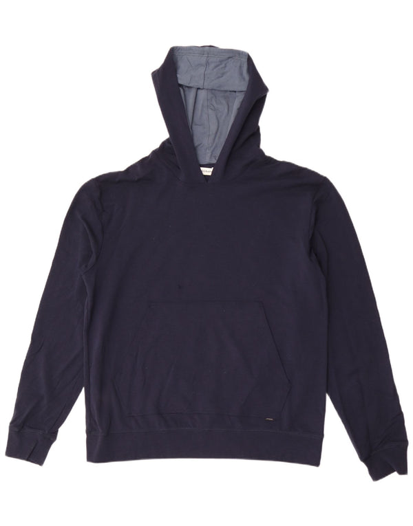 Maglione con cappuccio autografo da uomo Marks & Spencer grande blu navy