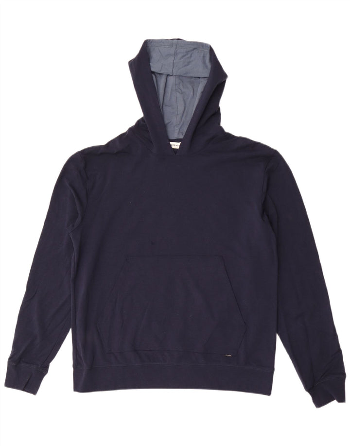 Maglione con cappuccio autografo da uomo Marks & Spencer grande blu navy