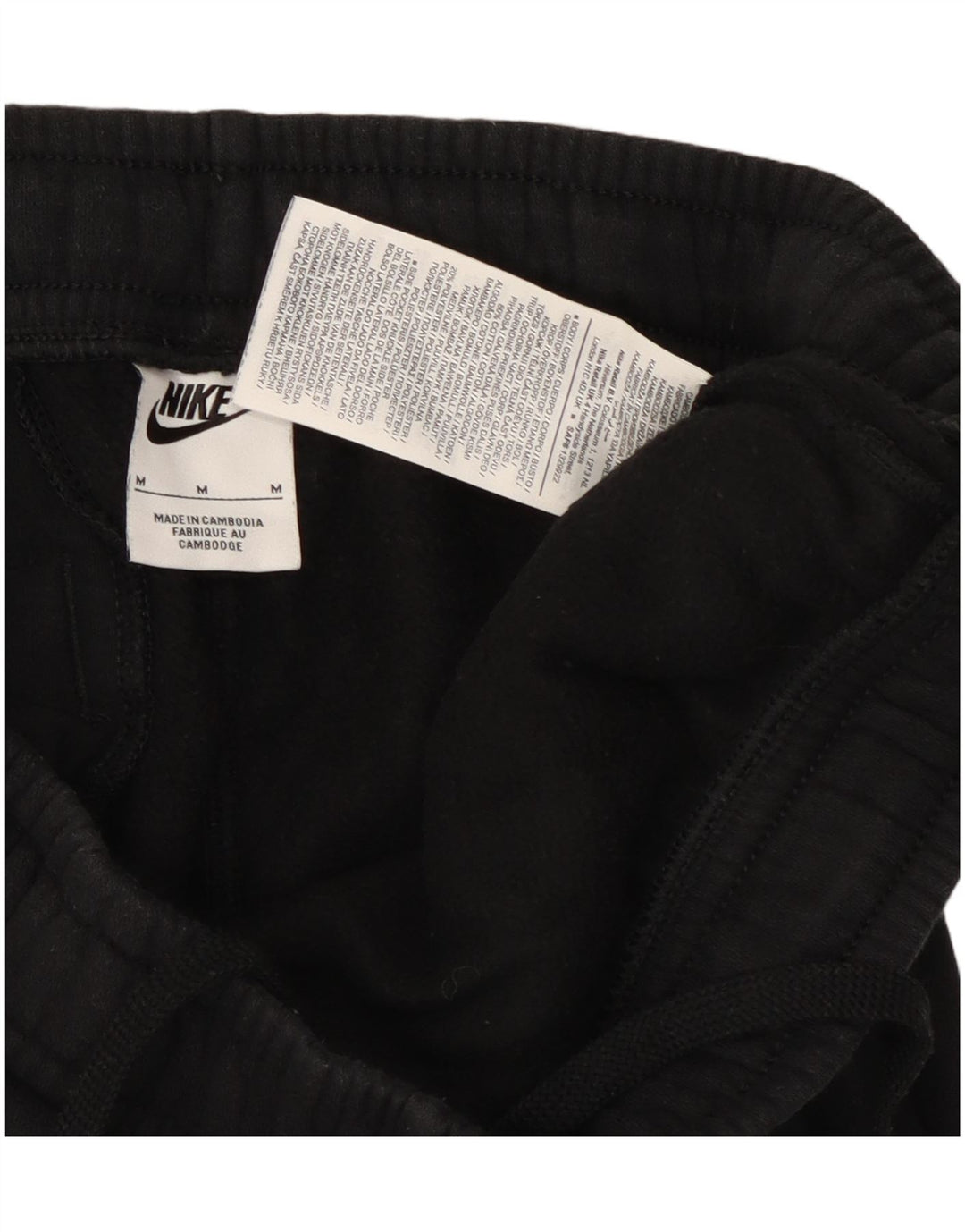 Pantaloni da tuta da uomo Nike Joggers medio cotone nero