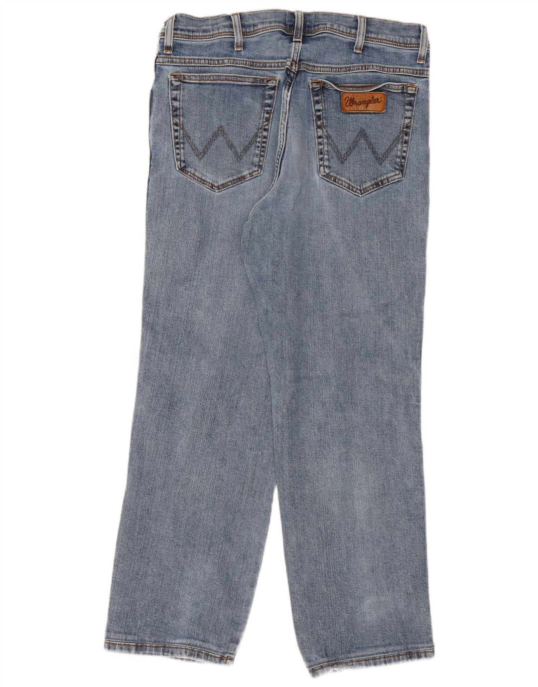 Jeans dritti da uomo Wrangler Texas W36 L29 cotone blu