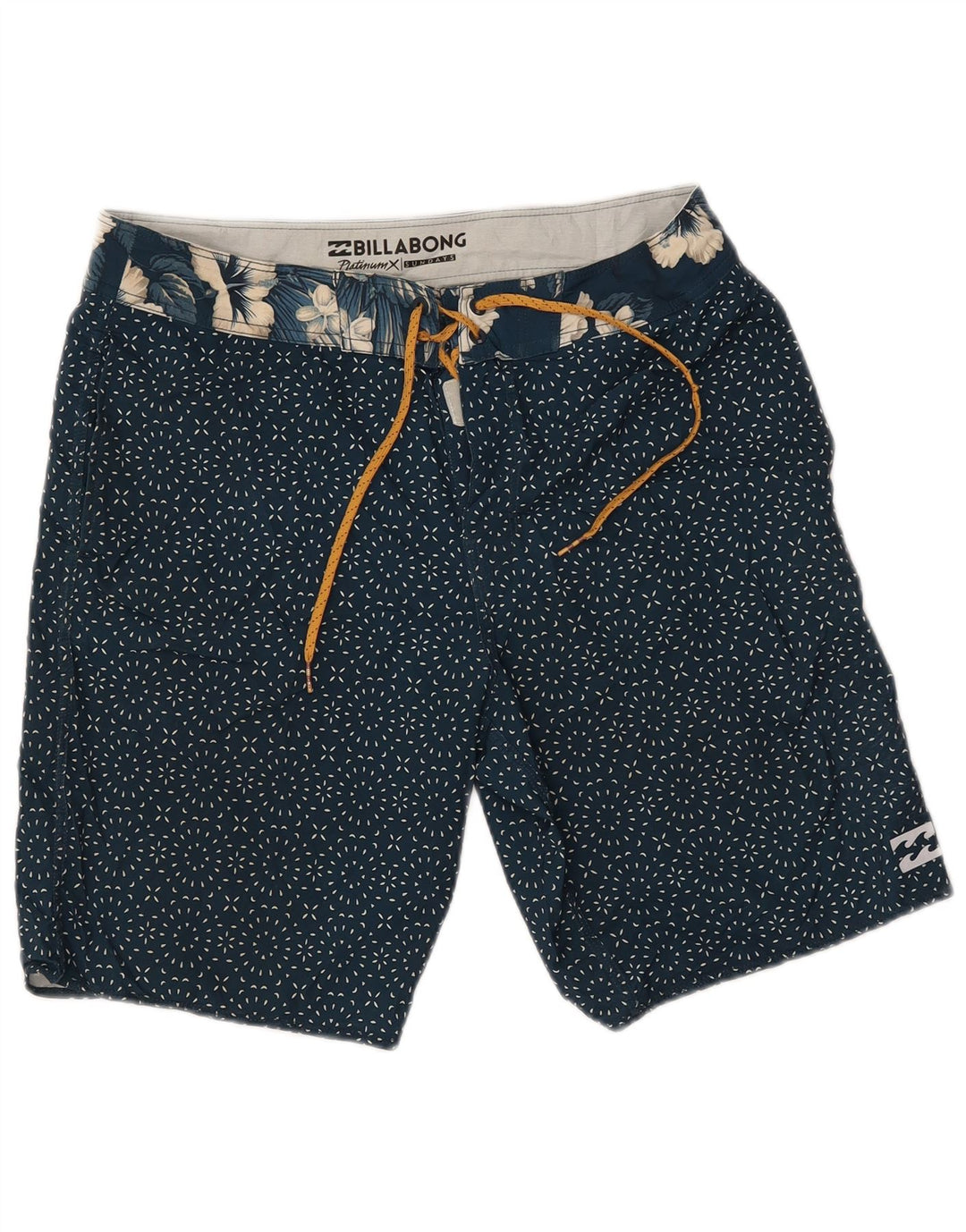 Pantaloncini da bagno da uomo BILLABONG Poliestere maculato medio blu navy