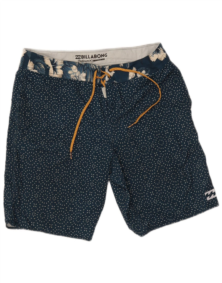 Pantaloncini da bagno da uomo BILLABONG Poliestere maculato medio blu navy