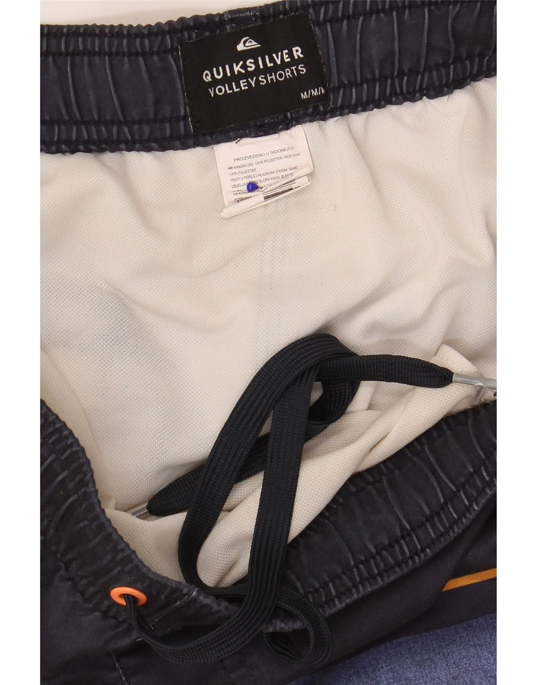 Pantaloncini da bagno grafici da uomo Quiksilver a righe medie multicolori