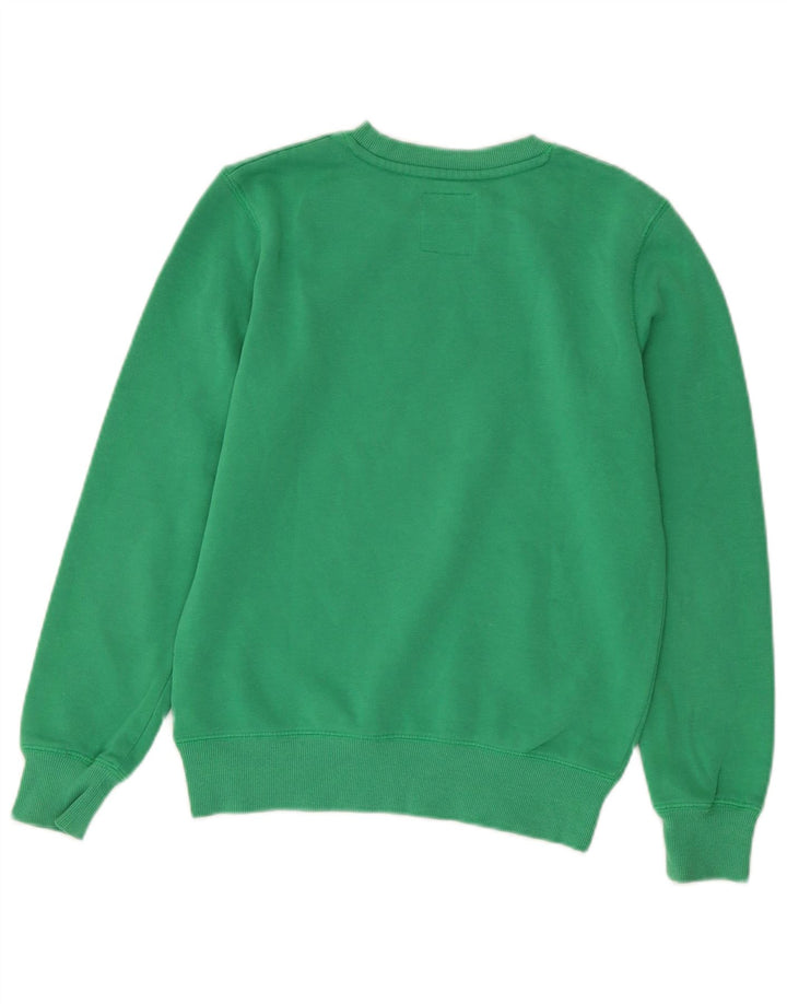 Felpa grafica per ragazzi Levi's 13-14 anni in cotone verde