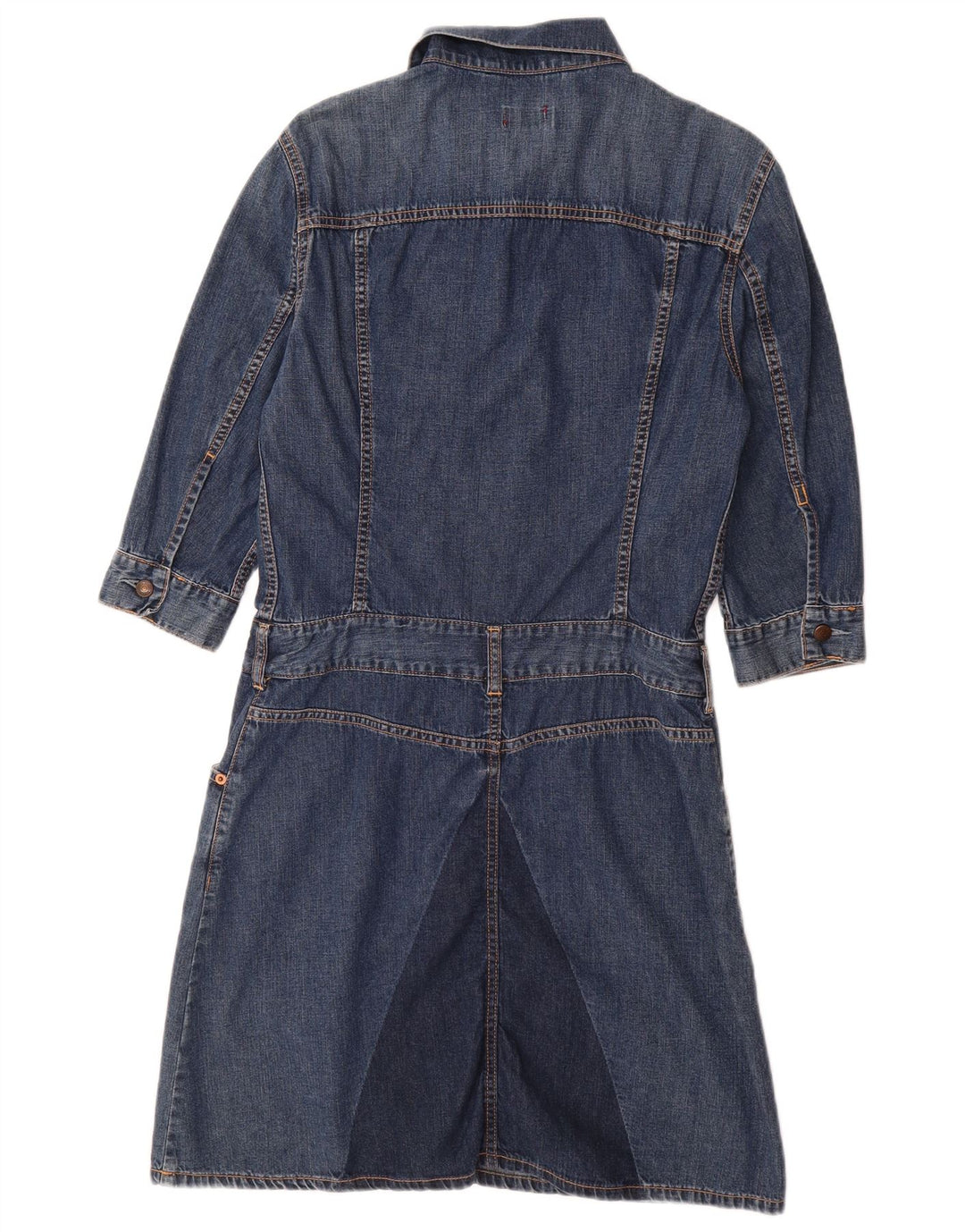 LEVI'S Abito in denim pullover con maniche a 3/4 per ragazze 11-12 anni Blu medio