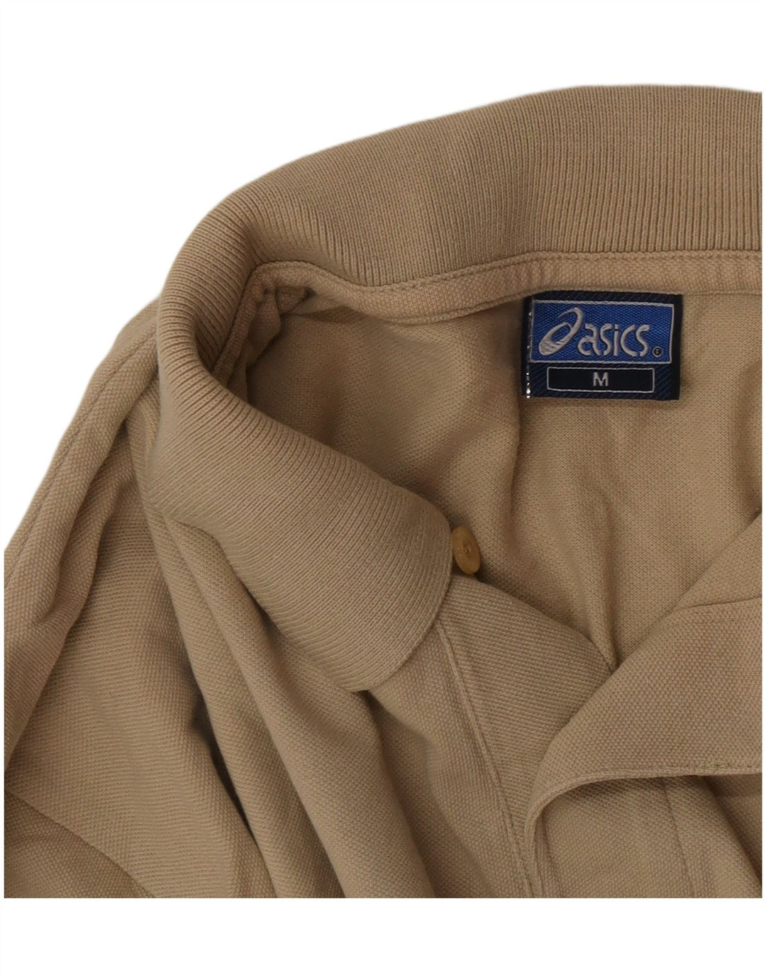 Polo Asics Uomo Manica Lunga Beige Medio