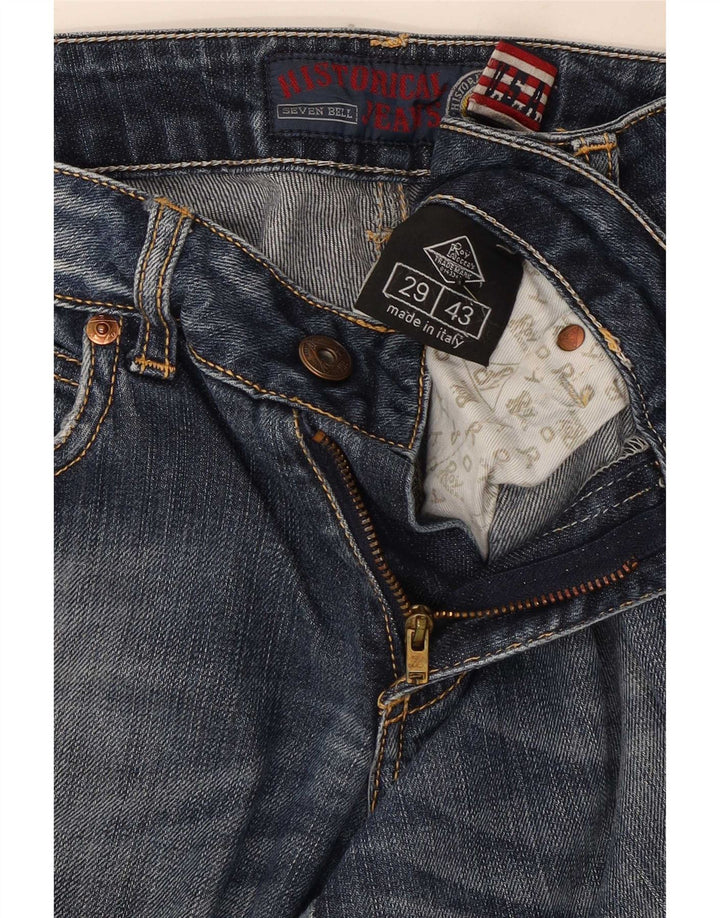 Jeans dritti da donna Roy Rogers W29 L33 cotone blu