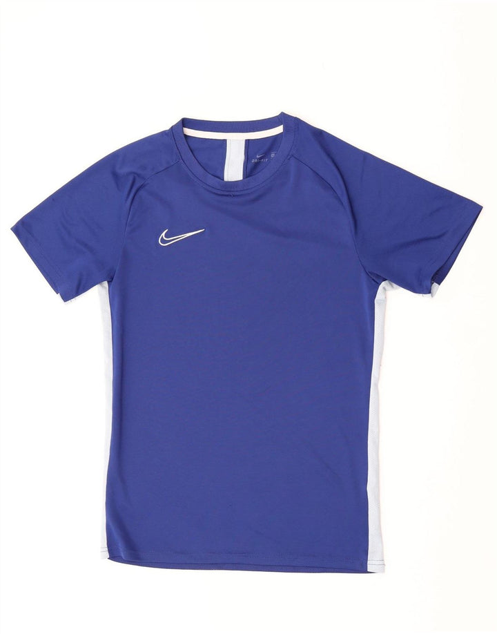 T-shirt Nike Dri Fit da uomo, piccola, color block blu