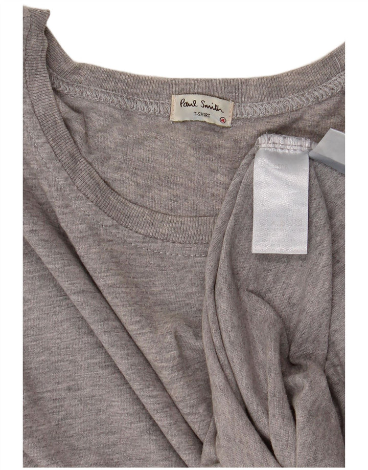 T-shirt da uomo Paul Smith Top in cotone grigio medio