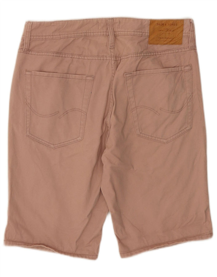 JACK & JONES Pantaloncini chino da uomo vestibilità regolare piccoli W29 in cotone rosa