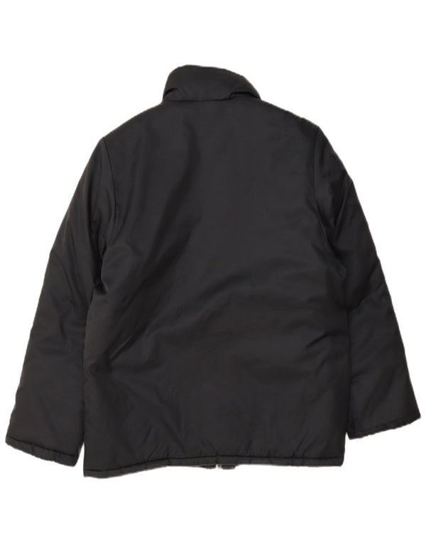 Adidas Boys Padded Jacket 11-12 Years Black Nylon