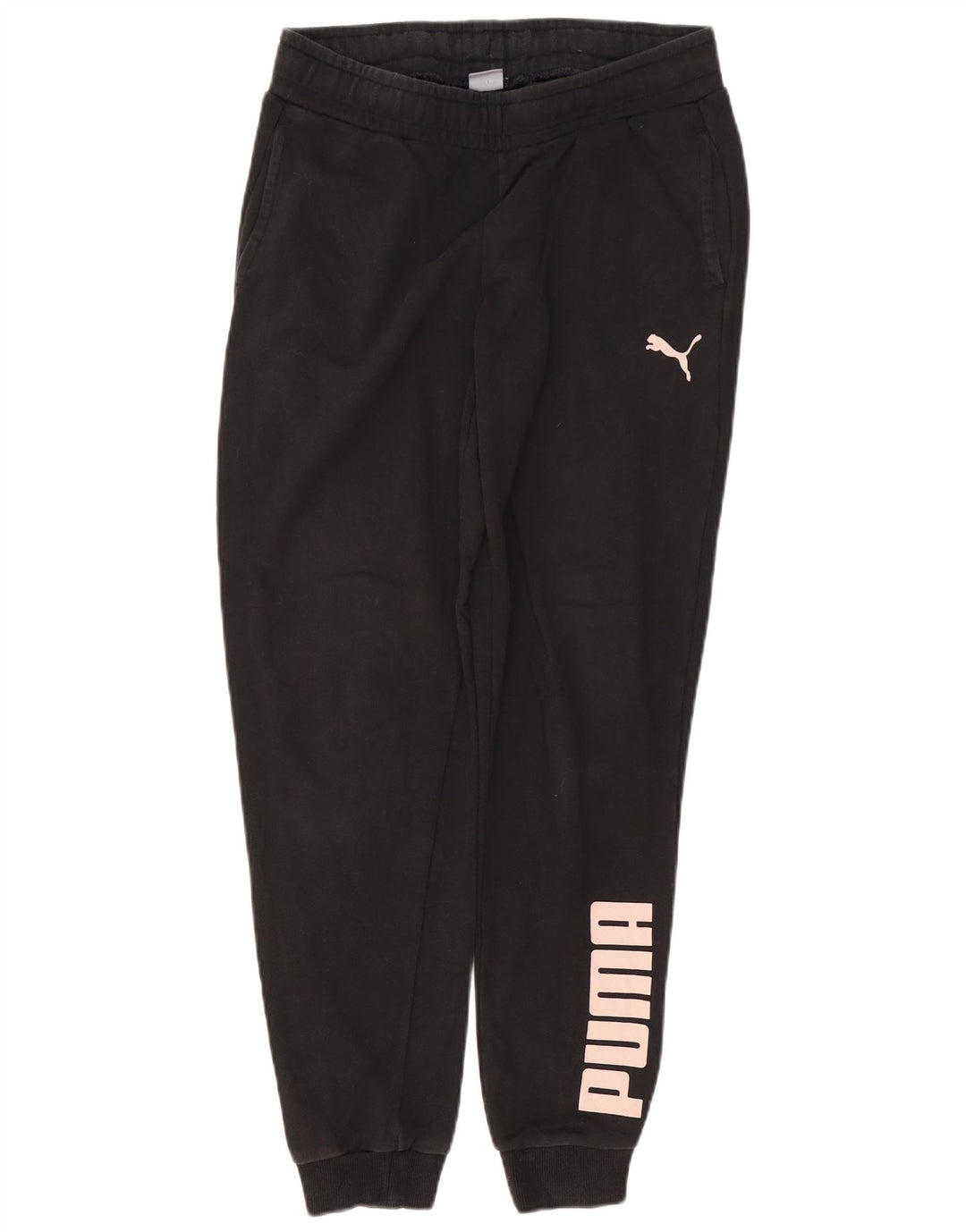 Pantaloni da tuta con grafica PUMA da donna Joggers UK 14 Medium Nero