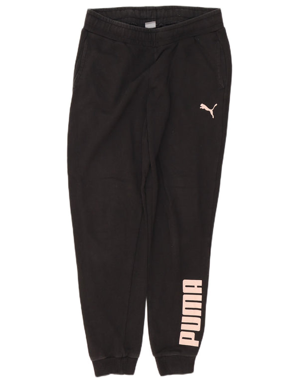 Pantaloni da tuta con grafica PUMA da donna Joggers UK 14 Medium Nero