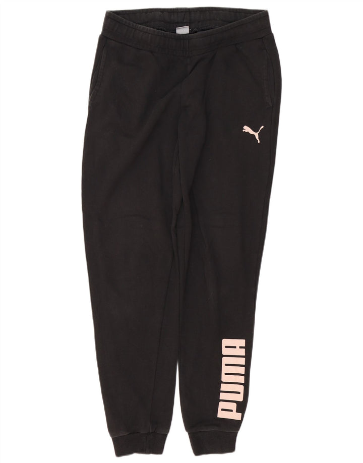 Pantaloni da tuta con grafica PUMA da donna Joggers UK 14 Medium Nero
