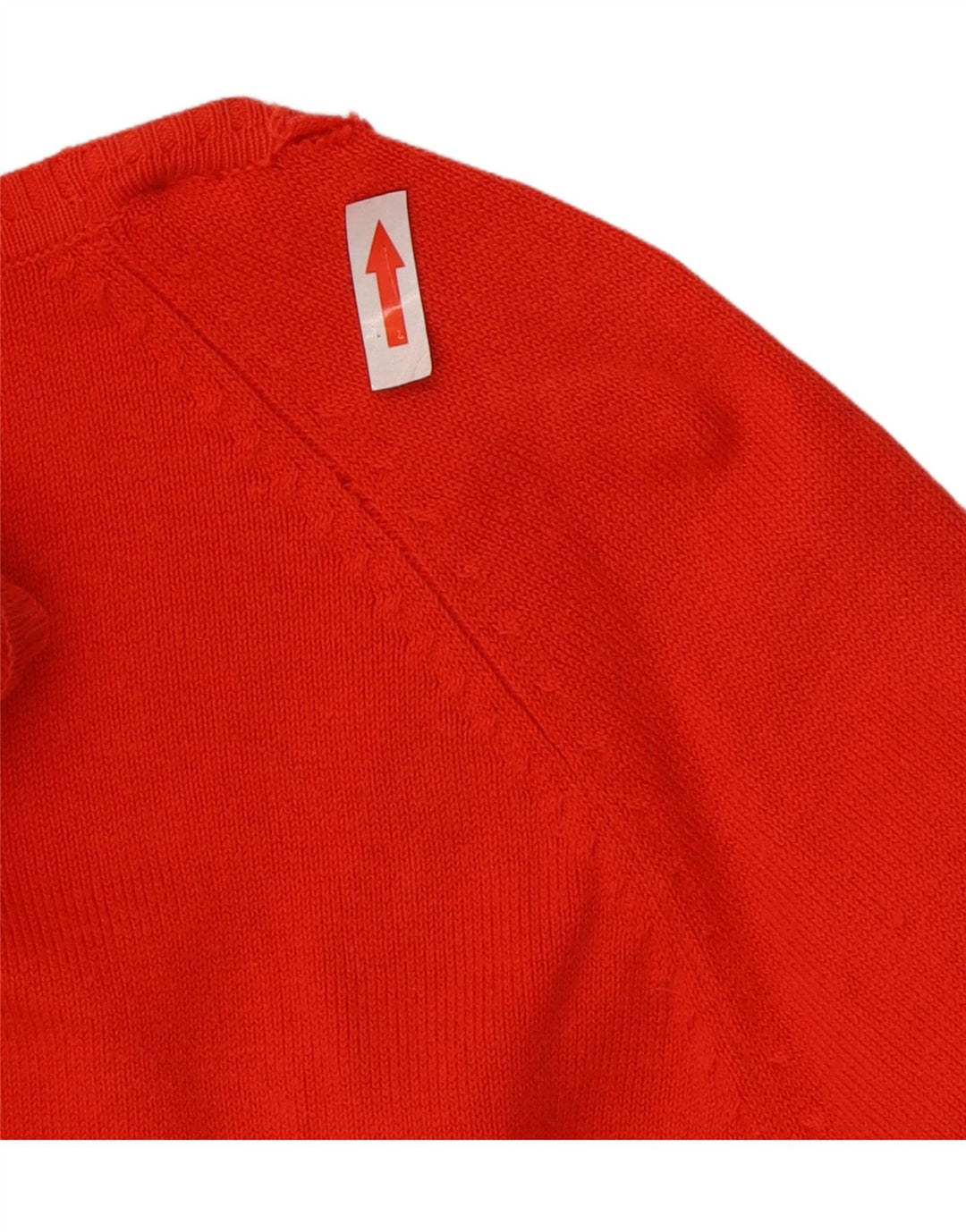Maglione cardigan da donna Zara UK 12 cotone rosso medio
