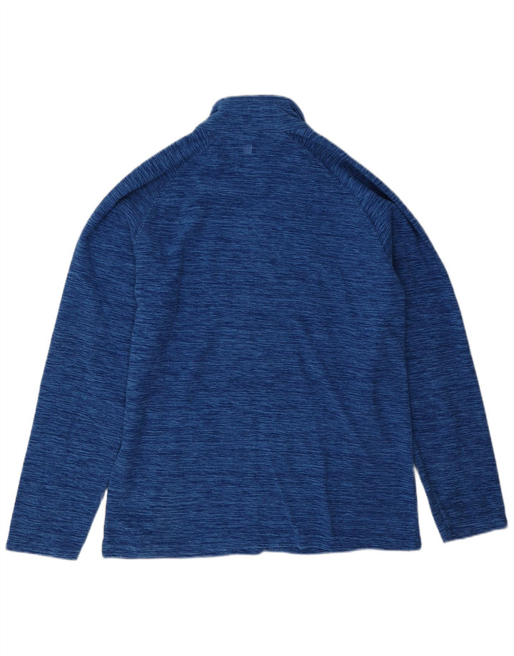 Giacca in pile da uomo Mountain Warehouse UK 38 Poliestere screziato blu medio