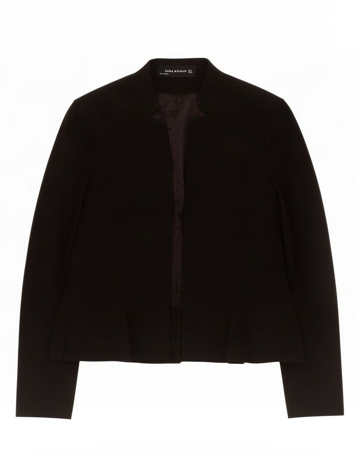 Giacca blazer aperta da donna Zara UK 10 piccola nera