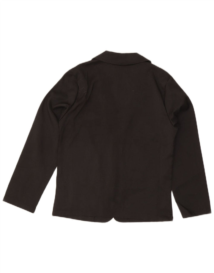 Giacca blazer a 2 bottoni Shein da ragazzo 9-10 anni in poliestere nero