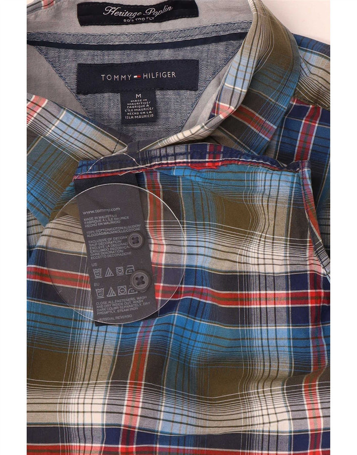 Camicia da uomo Tommy Hilfiger scozzese medio multicolore