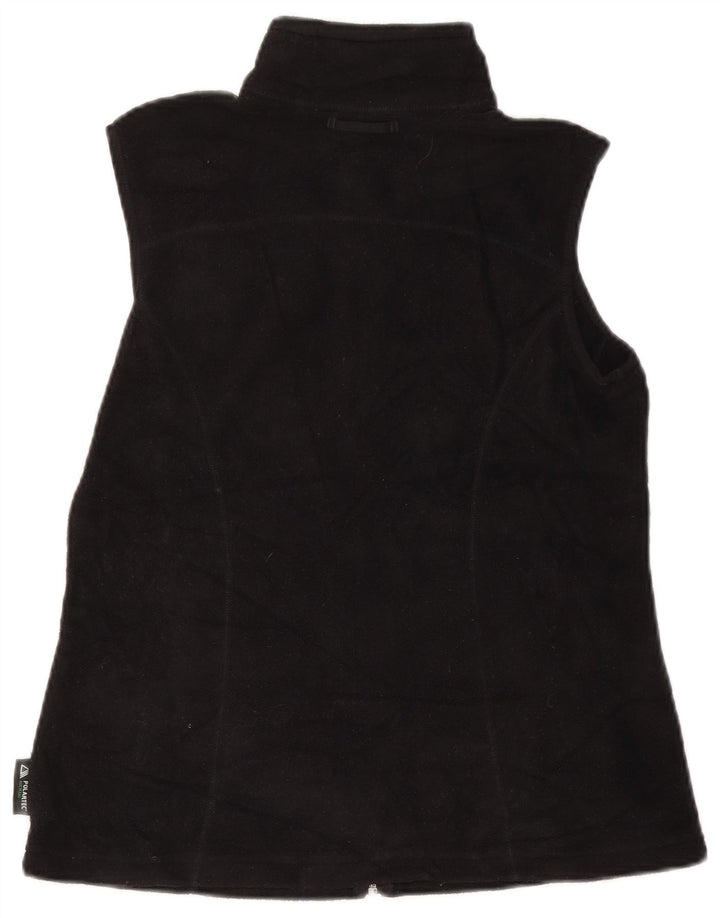 Gilet in pile da donna EDDIE BAUER UK 12 medio poliestere nero