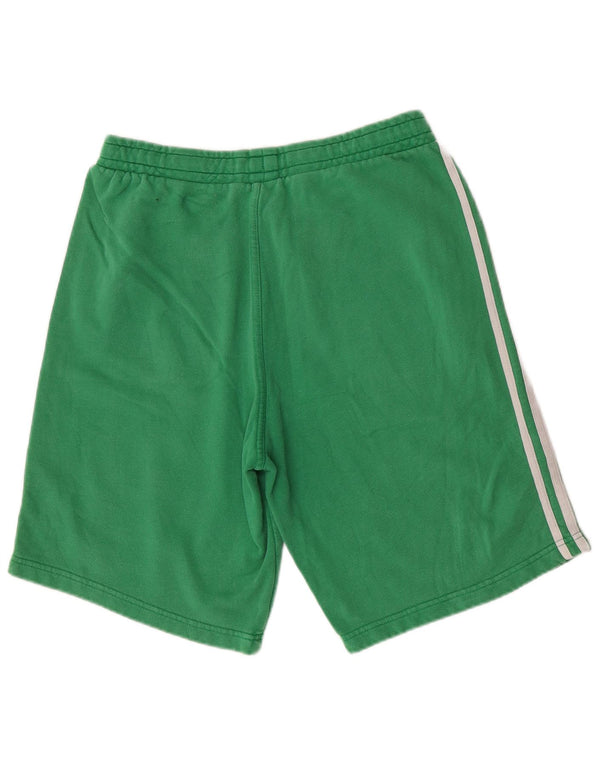 Pantaloncini sportivi Adidas da uomo con vestibilità regolare, cotone verde medio