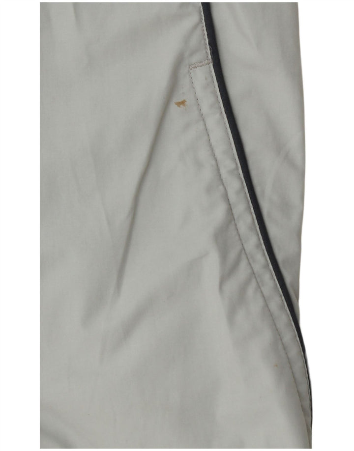 Pantaloni della tuta da donna Adidas UK 12 Poliestere grigio medio