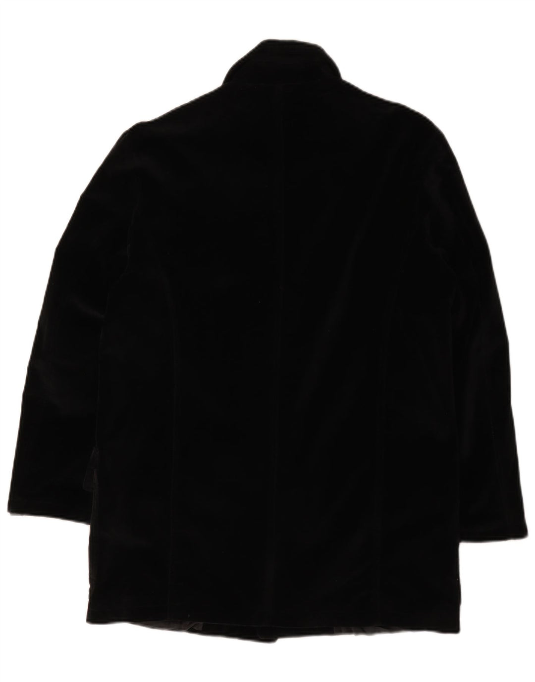 Giacca vintage da uomo in velluto IT 46 piccola in cotone nero